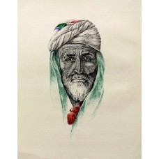 Saeed Lakho, untitled, 10 x 12 Inch, Balpen & Pointer, Figurative Painting, AC-SL-016
