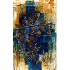 Shaista Momin, Untitled, 18 x 30 Inch, Acrylic on Canvas, Figurative Painting, AC-SHM-026