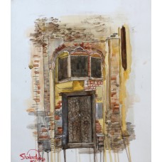 Shakeel Mirza, 12 x 15 Inch, Water Color on Paper, Cityscape Painting, AC-SKM-003