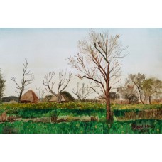 Shakeel Mirza, 13 x 20 Inch, Water Color on Paper, Landscape Painting, AC-SKM-006