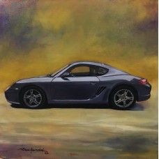Shan Amrohvi, 18  x 18 inch, Acrylic On Canvas, Car Painting, AC-SA-138