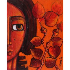 Shazia Salman, 16 x 20 Inch, Acrylics on Canvas, Figurative Painting, AC-SAZ-053