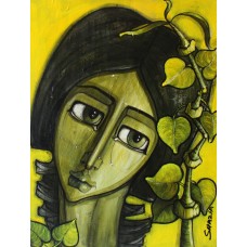 Shazia Salman, 18 x 24 Inch, Acrylics on Canvas, Figurative Painting, AC-SAZ-050
