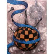 Shazia Salman, Paradigm II, 18 x 24 Inch, Acrylics on Canvas, Surrealistic Painting, AC-SAZ-031