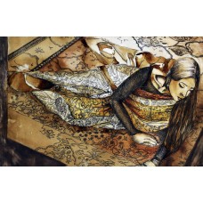 Sheherazad Siddiqui, 12 x 20 Inch, Watercolor on Paper, Figurative Painting, AC-SHE-005