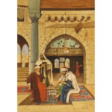 Syed A. Irfan, 09 x 12 Inch, Watercolor on Wasli, Figurative Painting, AC-SAI-015