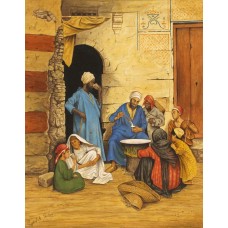Syed A. Irfan, 09 x 12 Inch, Watercolor on Wasli, Figurative Painting, AC-SAI-017