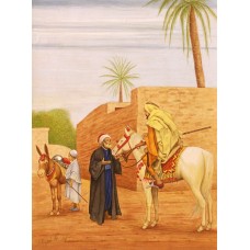 Syed A. Irfan, 10 x 13 Inch, Watercolor on Wasli, Figurative Painting, AC-SAI-021