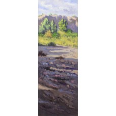 Tahir Bilal Ummi, 12 x 36 Inch, Oil on Canvas, Landscape Painting, AC-TBL-006