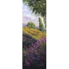 Tahir Bilal Ummi, 12 x 36 Inch, Oil on Canvas, Landscape Painting, AC-TBL-013
