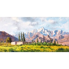 Tahir Bilal Ummi, 18 x 36 Inch, Oil on Canvas, Landscape Painting, AC-TBL-063