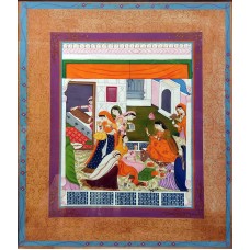Wajeeha Shaikh, Little change is good, 14.5 x 12.5 Inch, Gouache On Wasli, Miniature Painting, AC-WJSK-004