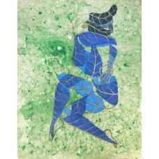 Waliullah, 21 x 26 Inch, Goauche-on-Wasli, Figurative Painting, AC-WAL-037