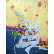 Waliullah, 21 x 26 Inch, Goauche-on-Wasli, Figurative Painting, AC-WAL-018