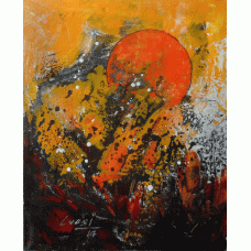 Wasi Haider, 16 x 20  inch,  Acrylic on Canvas,  Abstract Painting, AC-WH-027