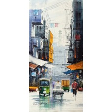 Zahid Ashraf, 11 x 22 Inch, Water Color on Paper, Cityscape Painting, AC-ZHA-002