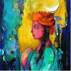 Zohaib Rind, 20 x 20 Inch, Acrylic on Canvas,  Figurative Painting, AC-ZR-033